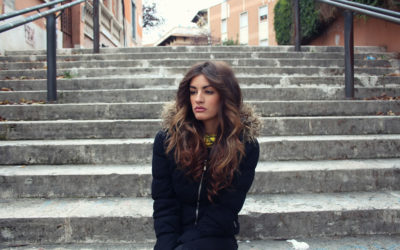 BEATRICE FERRO DURANTE LE RIPRESE DEL VIDEO “ALICE”