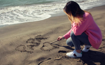 GIORGIA TARANTINI DURANTE LE RIPRESE DEL VIDEO “SARA”